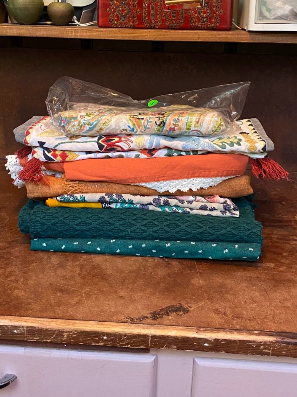BOHO LOT Crochet Tablecloth Vintage Placemat World Market IKEA RÖDARV Pillowcase